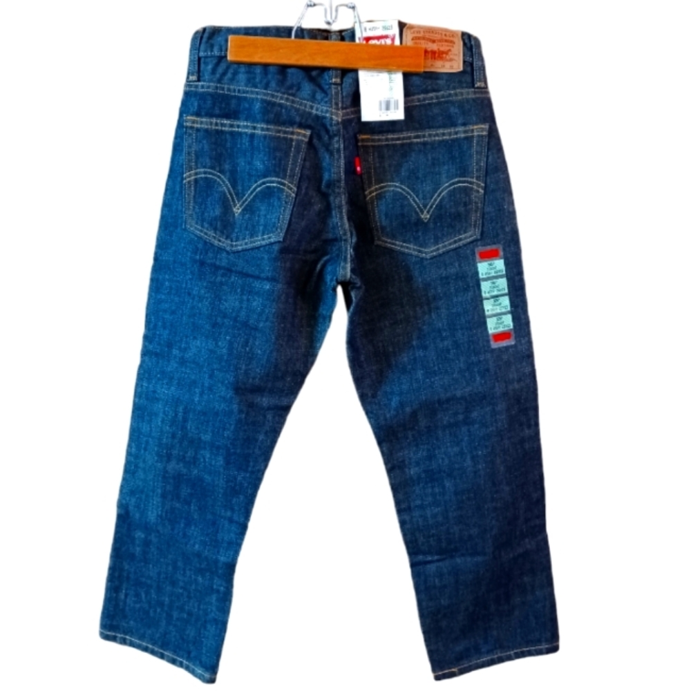 ❤️‍🔥New Boys 8H Levi's 505 Straight Fit Jeans 28x23 NWTS